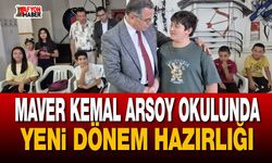Maver Kemal Arsoy okulunda yeni dönem hazırlığı