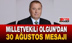 Milletvekili Olgun’dan 30 Ağustos mesajı