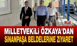 Milletvekili Özkaya Sinanpaşa beldelerini ziyaret etti