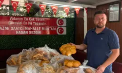 Mevlid Kandilinde gıda hayır çarşısı