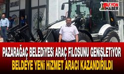 Pazarağaç Belediyesi araç filosunu genişletiyor: Beldeye yeni hizmet aracı kazandırıldı
