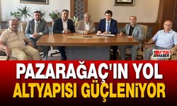 Pazarağaç'ın yol altyapısı güçleniyor