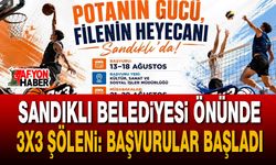 Sandıklı Belediyesi Önünde 3x3 Şöleni: Başvurular Başladı