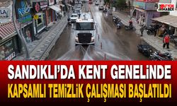 Sandıklı’da Kent Genelinde Kapsamlı Temizlik Çalışması Başlatıldı