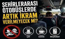 Şehirlerarası otobüslerde artık ikram verilmeyecek mi?