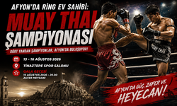 Afyon’da Ring Ev Sahibi: Muay Thai Şampiyonası