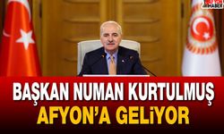 TBMM Başkanı Numan Kurtulmuş Afyon’a geliyor