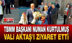 TBMM Başkanı Numan Kurtulmuş Vali Aktaş'ı ziyaret etti