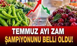 Temmuz ayı zam şampiyonunu belli oldu!