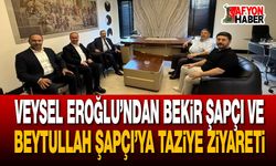 Veysel Eroğlu’ndan Bekir Şapçı Ve Beytullah Şapçı’ya Taziye Ziyareti