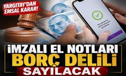 Yargıtay'dan emsal karar! İmzalı el notları borç delili sayılacak