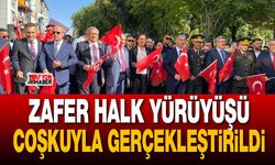 Zafer Halk Yürüyüşü Coşkuyla Gerçekleştirildi