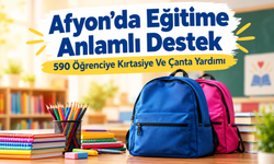 Afyon’da eğitime anlamlı destek