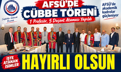 AFSÜ'ye 1 Prof,, 5 doçent ataması, işte o isimler!..