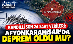 Kandilli son 24 saat verileri: Afyonkarahisar’da deprem oldu mu?