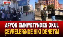 Afyon Emniyeti'nden okul çevrelerinde sıkı denetim