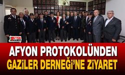Afyon Protokolünden Gaziler Derneği’ne ziyaret