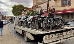 Afyon’da 52 motosiklet trafikten men edildi
