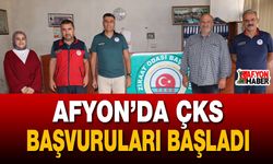 Afyon’da ÇKS başvuruları başladı