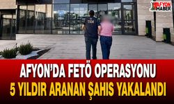 Afyon’da FETÖ operasyonu: 5 yıldır aranan şahıs yakalandı