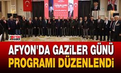 Afyon'da Gaziler Günü Programı Düzenlendi