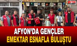 Afyon’da Gençler Emektar Esnafla Buluştu