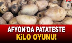 Afyon’da Patateste Kilo Oyunu!