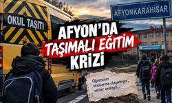 Afyon'da taşımalı eğitim krizi