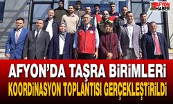 Afyon’da Taşra Birimleri Koordinasyon Toplantısı Gerçekleştirildi