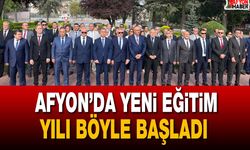 Afyon’da yeni eğitim yılı böyle başladı