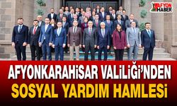 Afyonkarahisar Valiliği’nden sosyal yardım hamlesi