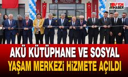 AKÜ kütüphane ve sosyal yaşam merkezi hizmete açıldı