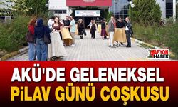 AKÜ'de geleneksel pilav günü coşkusu