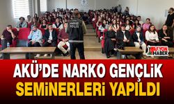 AKÜ’de Narko gençlik seminerleri yapıldı