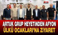 Artuk Grup heyetinden Afyon Ülkü Ocakları’na Ziyaret