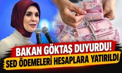 Bakan Göktaş duyurdu! SED ödemeleri hesaplara yatırıldı
