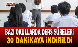 Bazı okullarda ders süreleri 30 dakikaya indirildi