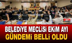 Belediye Meclisi Ekim Ayı Gündemi Belli Oldu