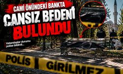 Cami önündeki bankta cansız bedeni bulundu