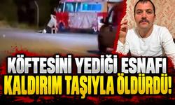 Köftesini yediği esnafı kaldırım taşıyla öldürdü!