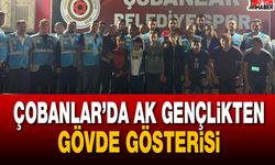 Çobanlar’ da AK Gençlikten gövde gösterisi