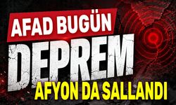 Afyon da hafif sallandı!.. AFAD bugünkü deprem verileri