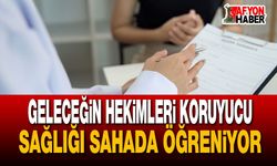 Geleceğin hekimleri koruyucu sağlığı sahada öğreniyor