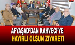 AFYAŞAD’dan Başkan Kahveci’ye hayırlı olsun ziyareti