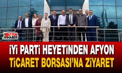 İYİ Parti Heyetinden Afyon Ticaret Borsası’na ziyaret