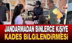 Jandarmadan binlerce kişiye KADES Bilgilendirmesi