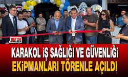 Karakol İş Sağlığı ve Güvenliği Ekipmanları Törenle açıldı