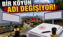 Afyon’da bir köyün adı değişiyor!