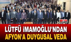 Lütfü İmamoğlu'ndan Afyon'a duygusal veda
