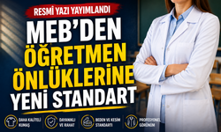 MEB’den öğretmen önlüklerine yeni standart